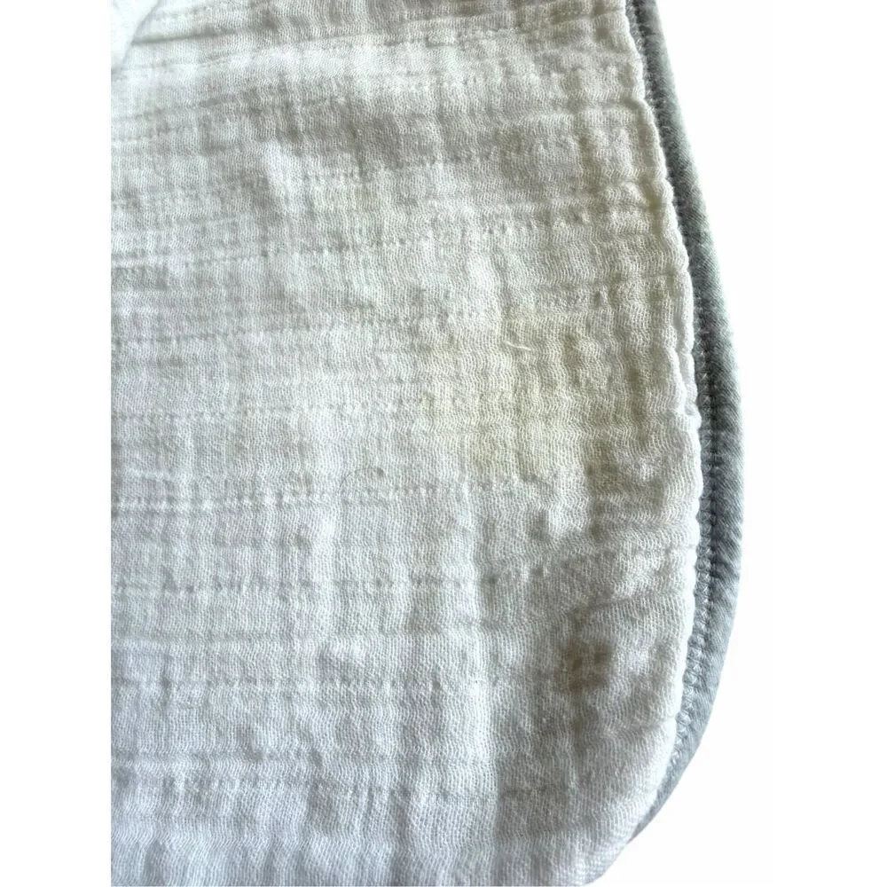 Aden + Anais Pink Gray Muslin cotton dream blanket Stains with Elephant Lovey